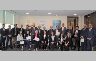 حفل تسليم شهادة دورة تدريب المدربين – TOT لموظفين شركة gig-Jordan