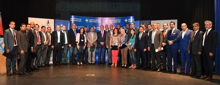 GIG - Honors A Number Of Employees Of The Jordan Kuwaiti Bank
