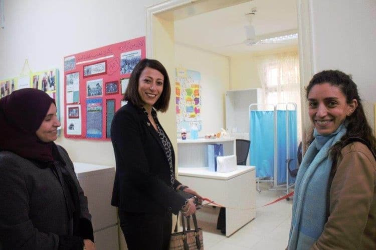 GIG - Jordan Furnishes Medical Clinic at Dabooq Public Elementary School
