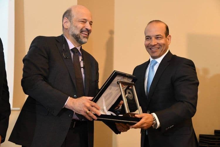 The Prime Minister Honor's Dr. Ali Al Wazani in the Jordanian Association For Medical Insurance Conference
